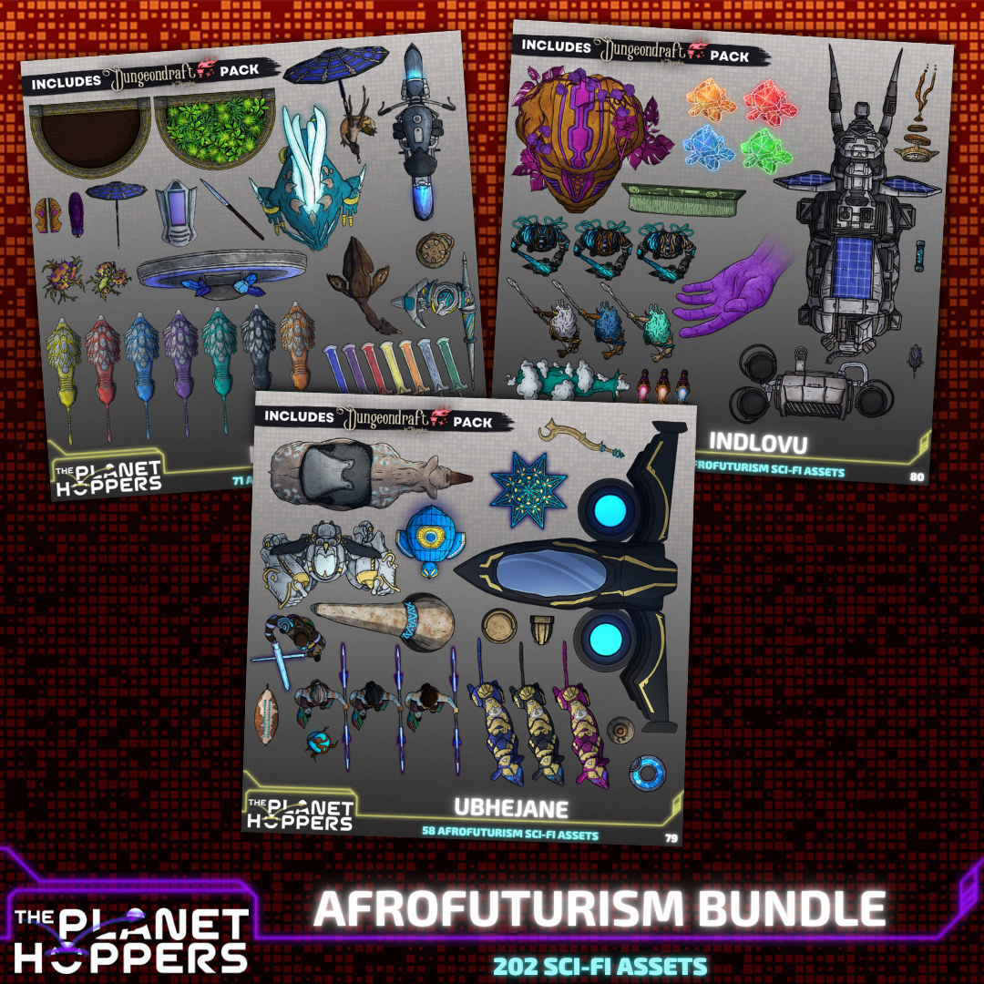 Afrofuturism Asset Pack