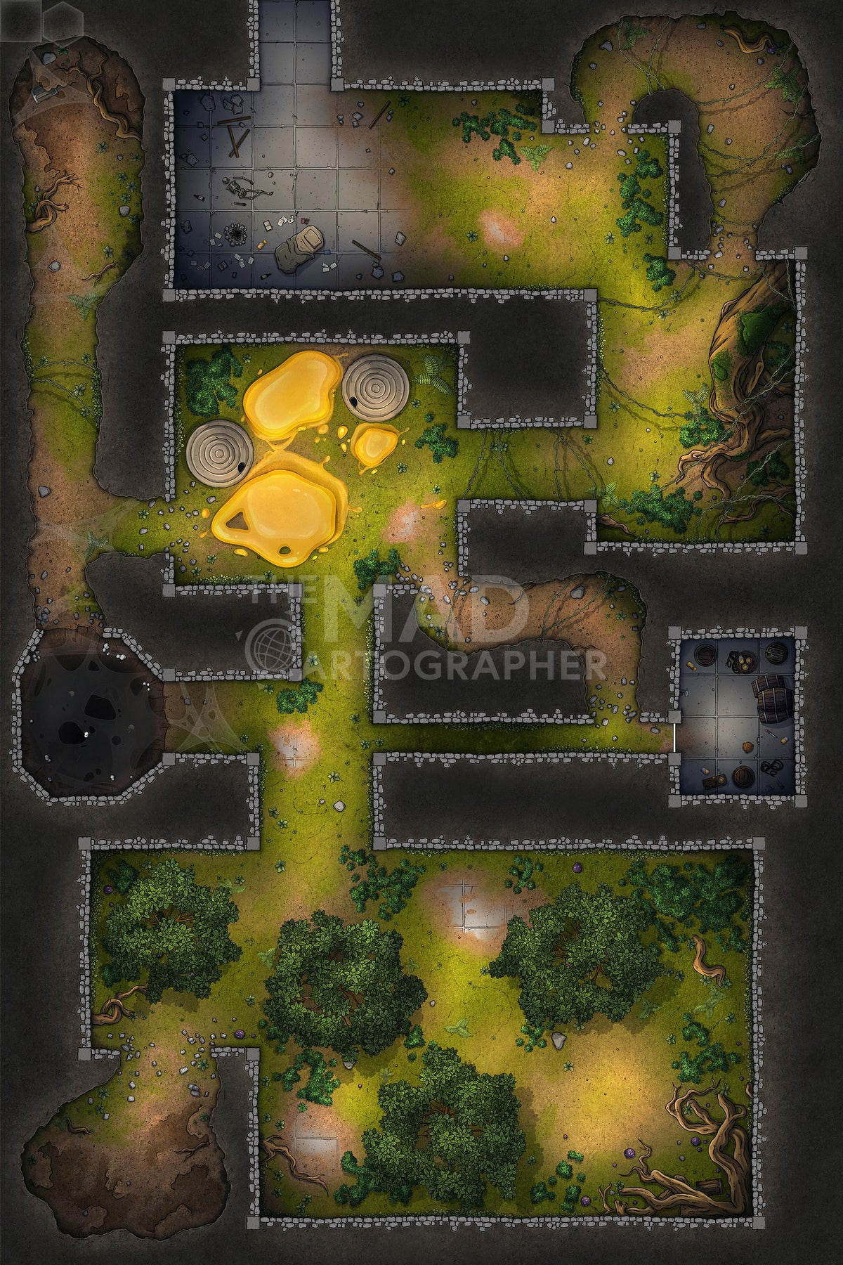 Dungeon Delve 2 - Map Image Pack