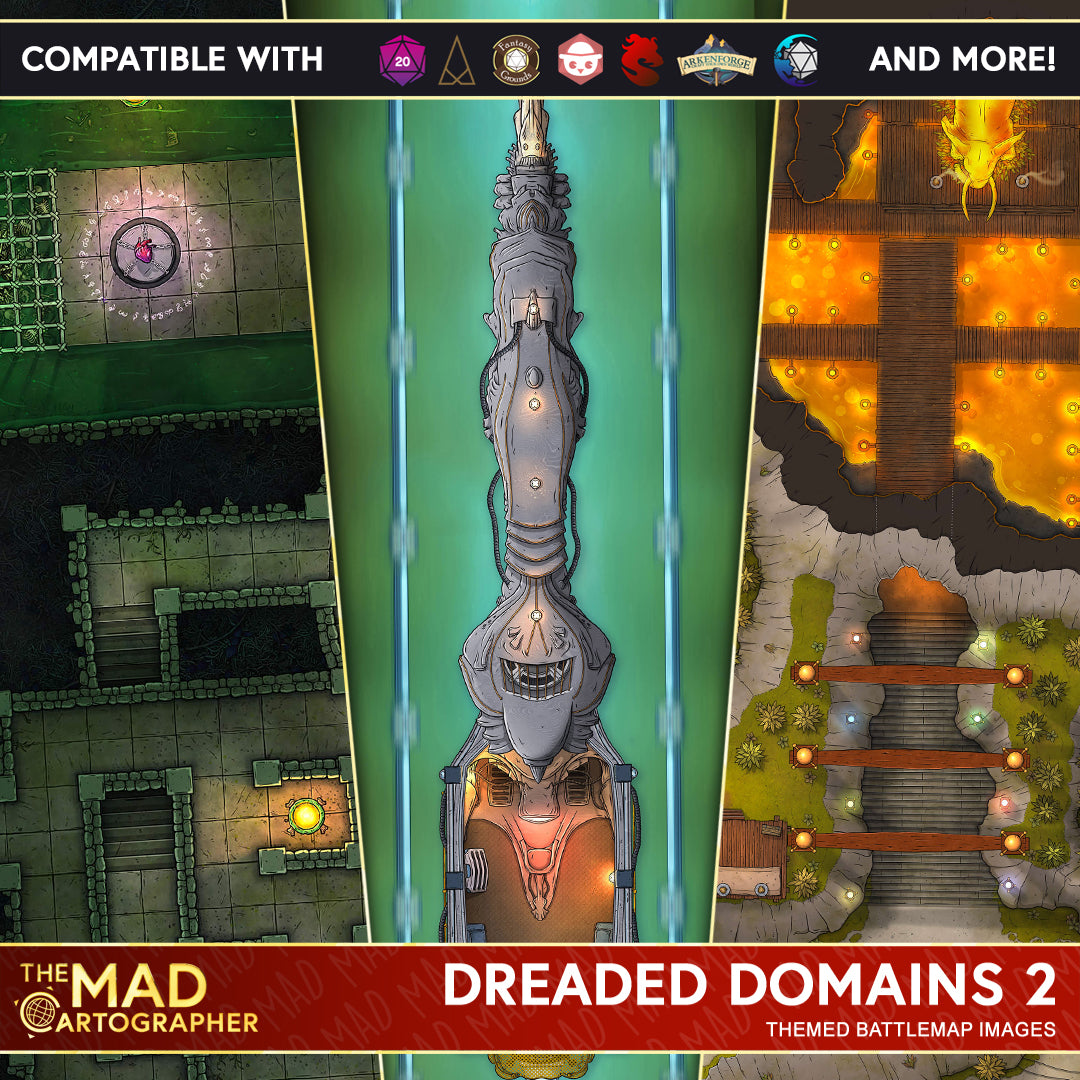 Dreaded Domains 2 - Map Image Pack – The MAD Network