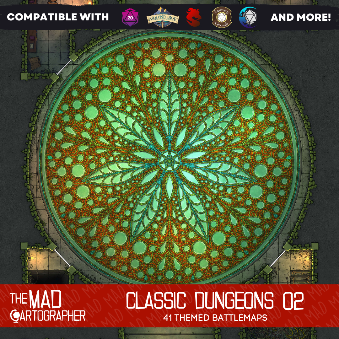 Classic Dungeons 2 - Map Image Pack