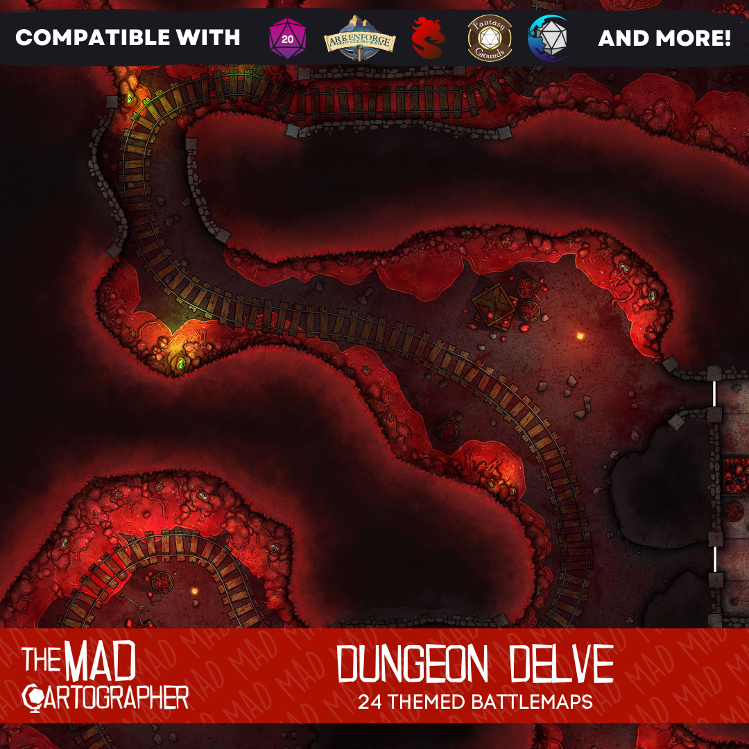 Dungeon Delve - Map Image Pack