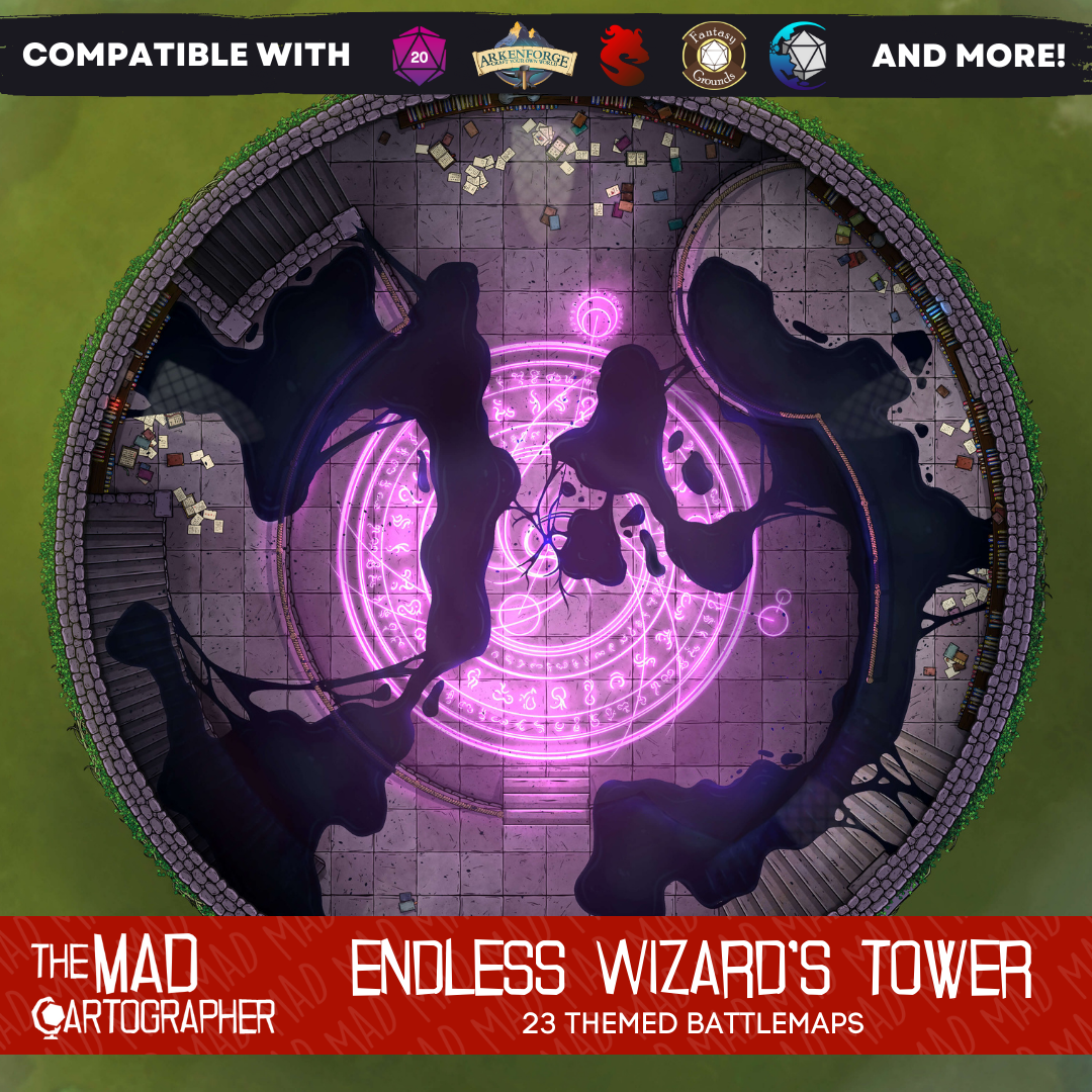 Endless Wizard's Tower - Map Image Pack