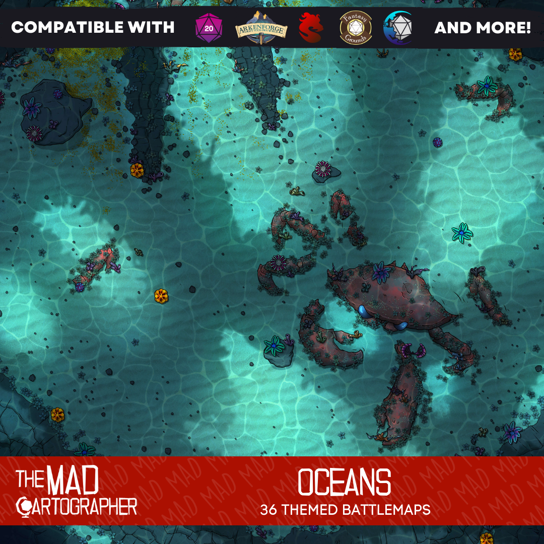 Oceans - Map Image Pack