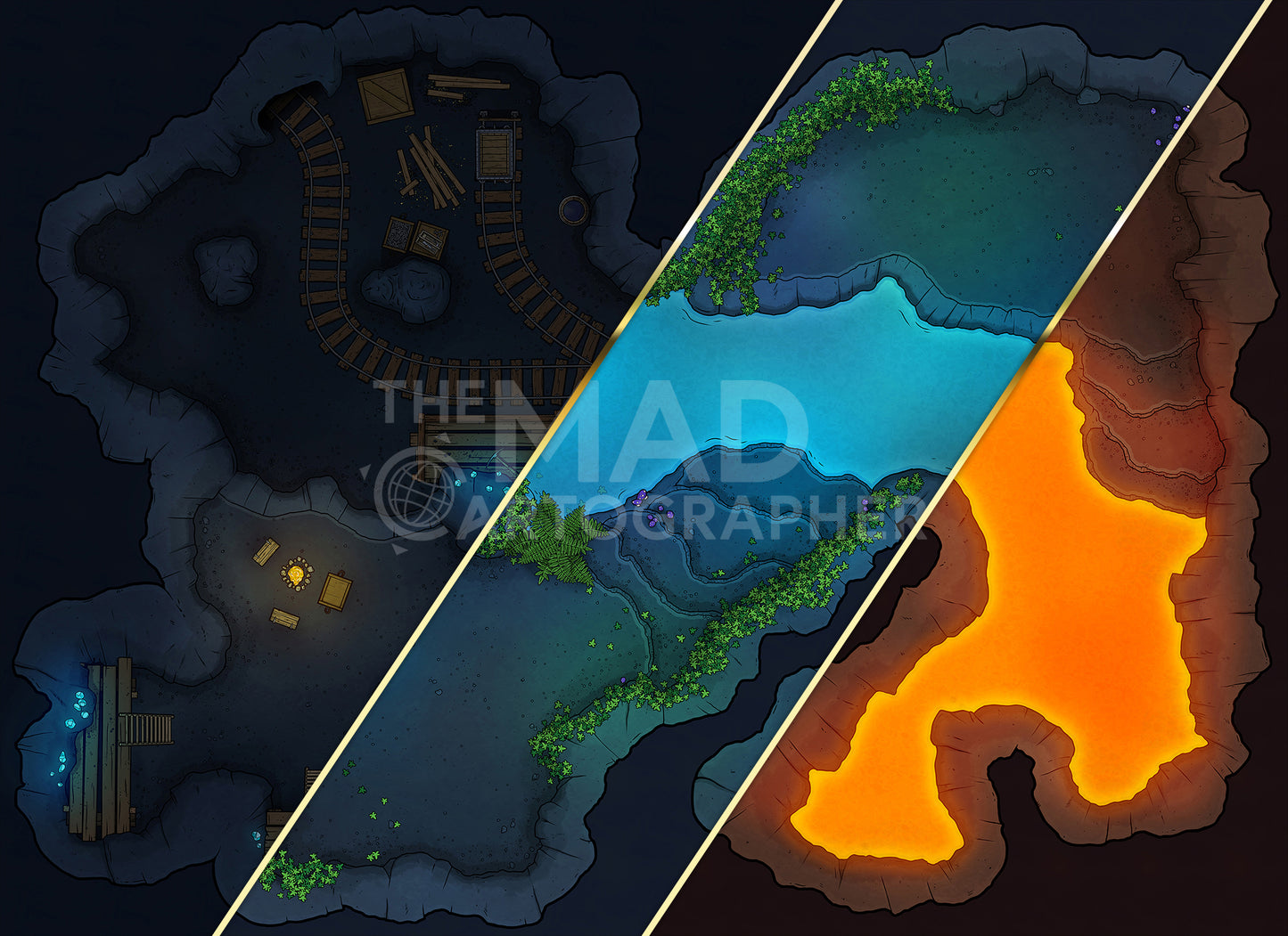 Caverns - Map Image Pack