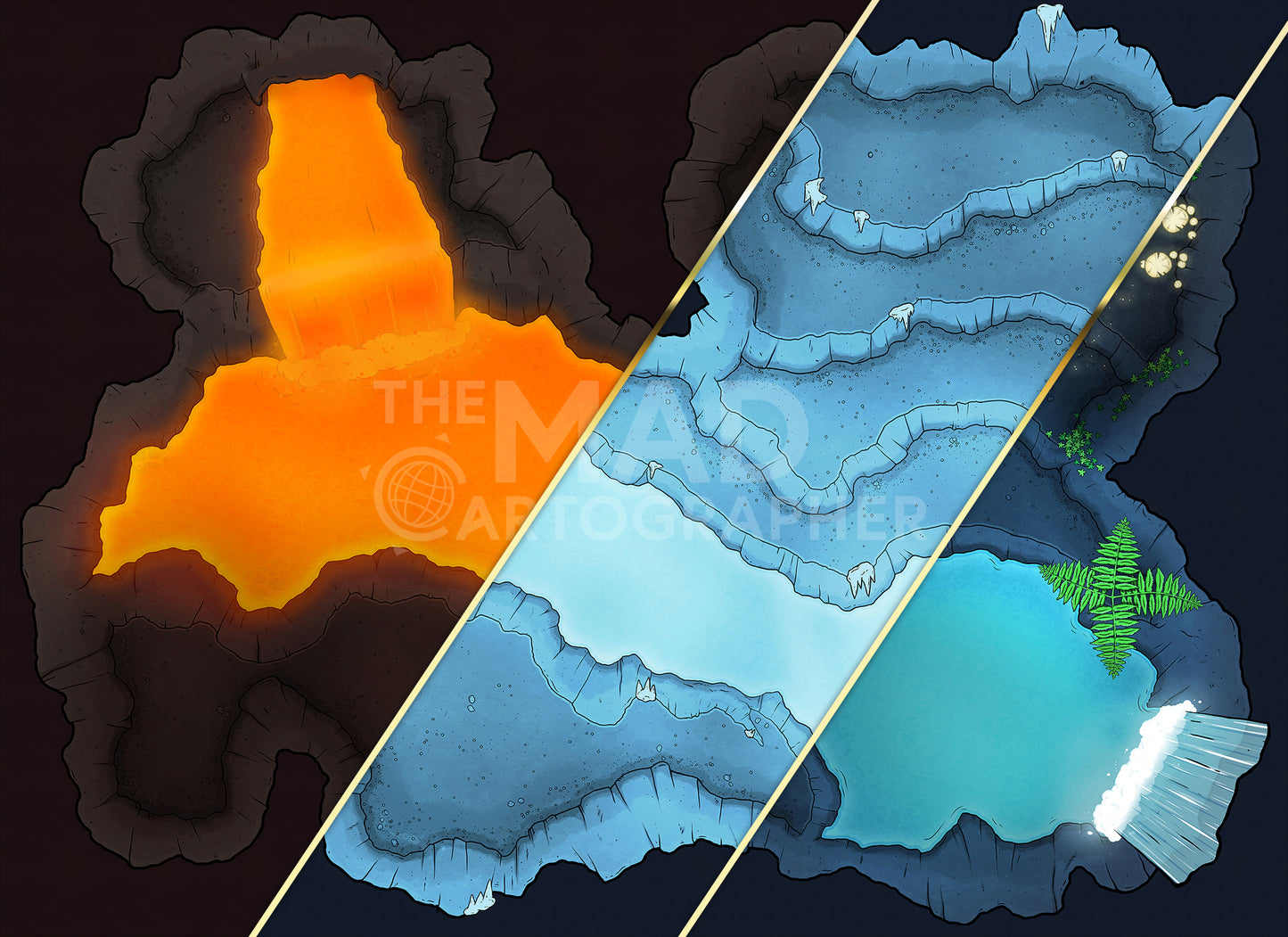 Caverns - Map Image Pack