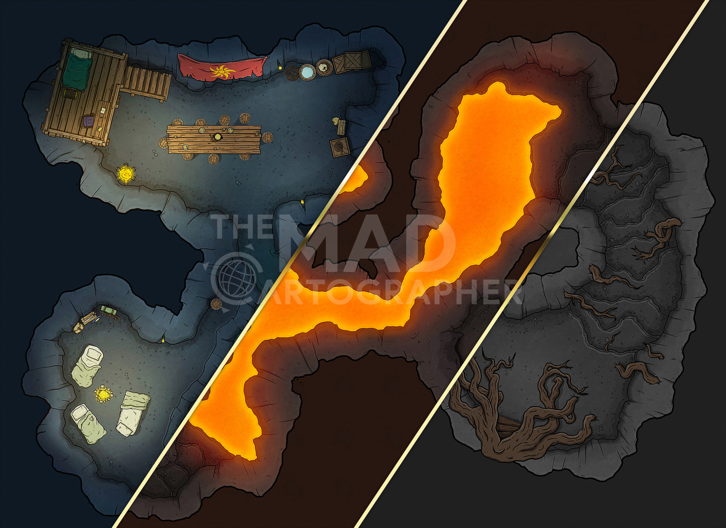 Caverns - Map Image Pack