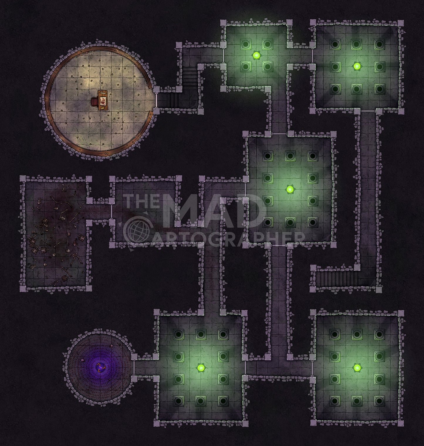 Classic Dungeons - Map Image Pack