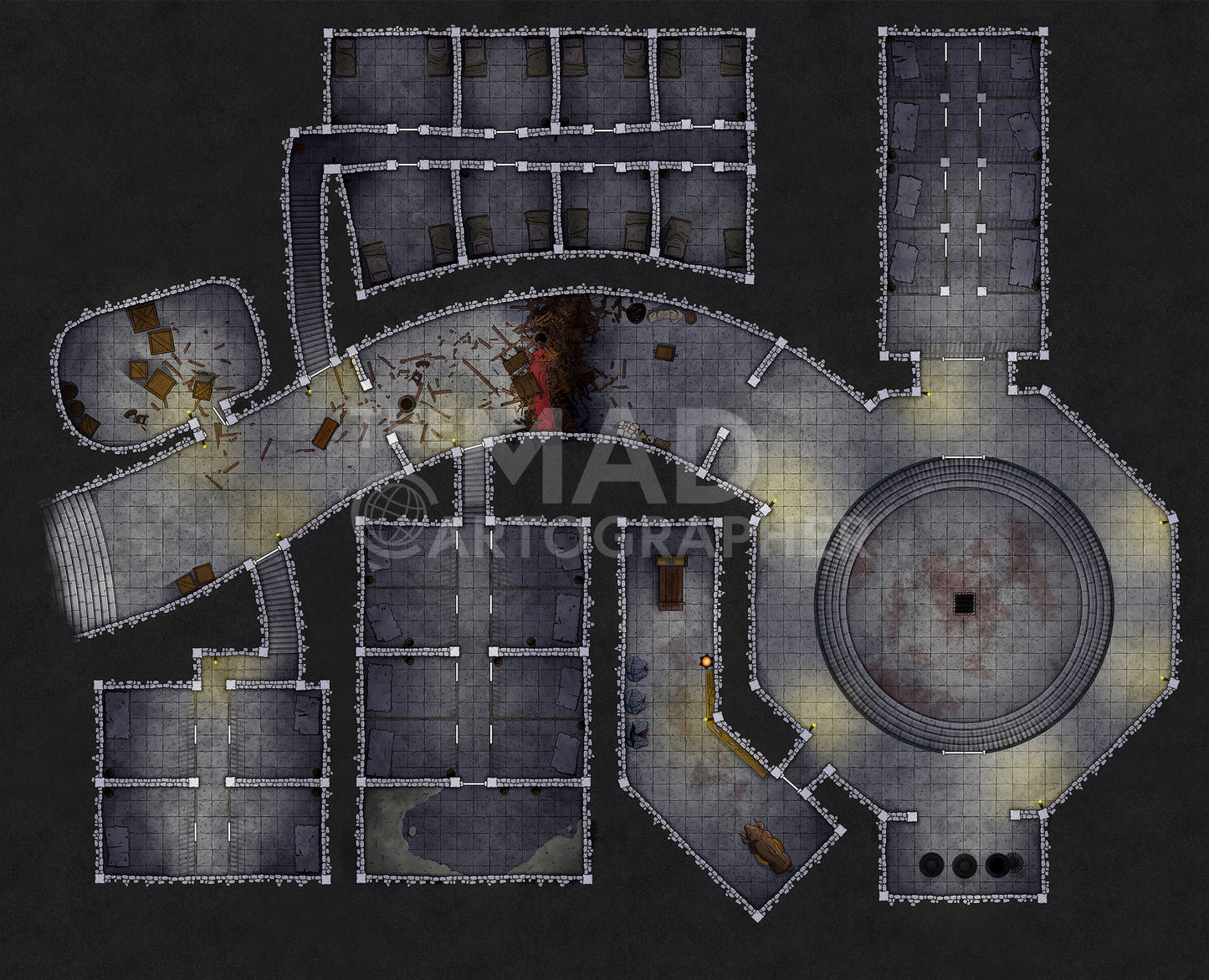 Classic Dungeons - Map Image Pack