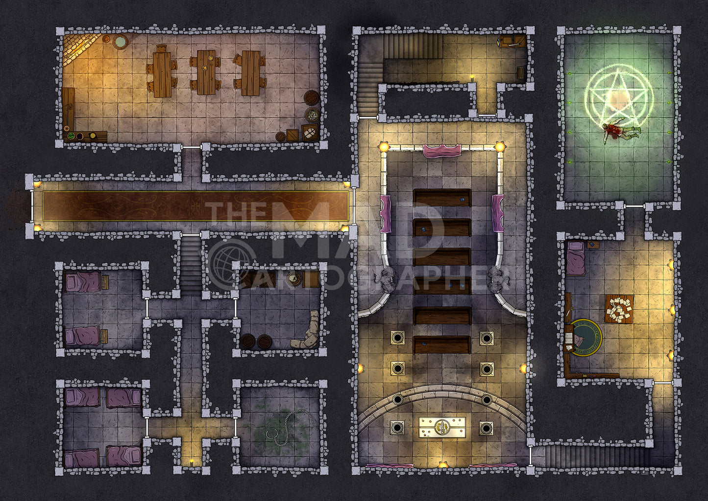 Classic Dungeons - Map Image Pack