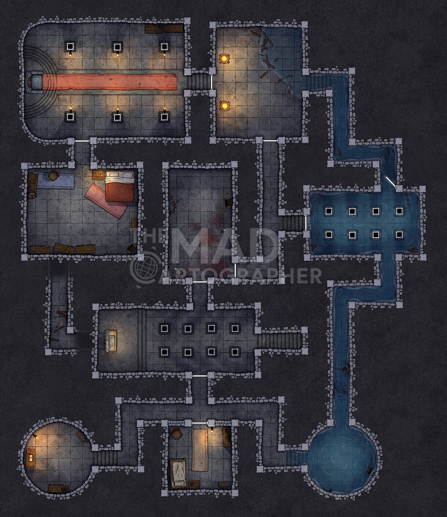 Classic Dungeons - Map Image Pack