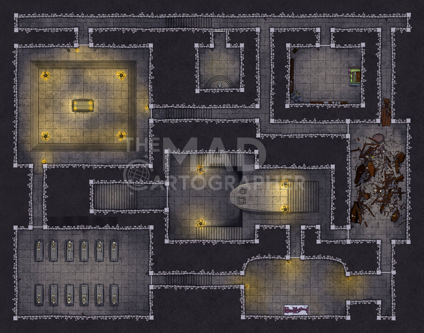 Classic Dungeons - Map Image Pack