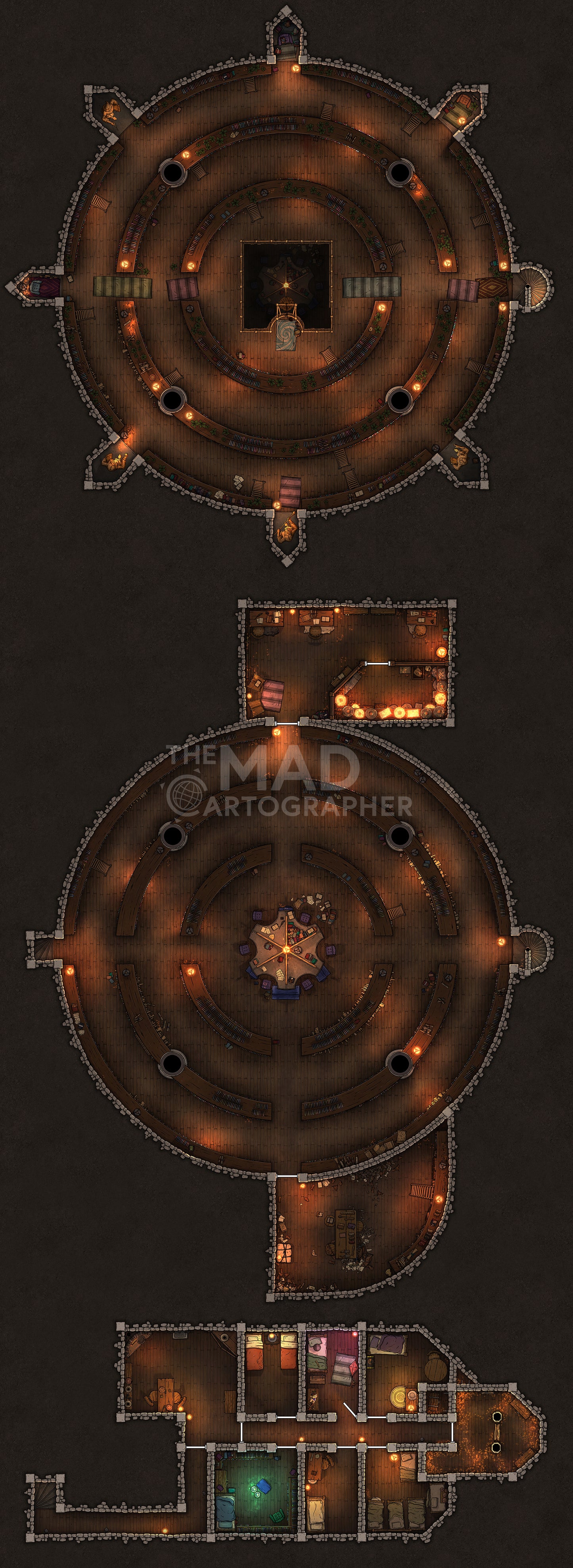 Classic Dungeons 2 - Map Image Pack