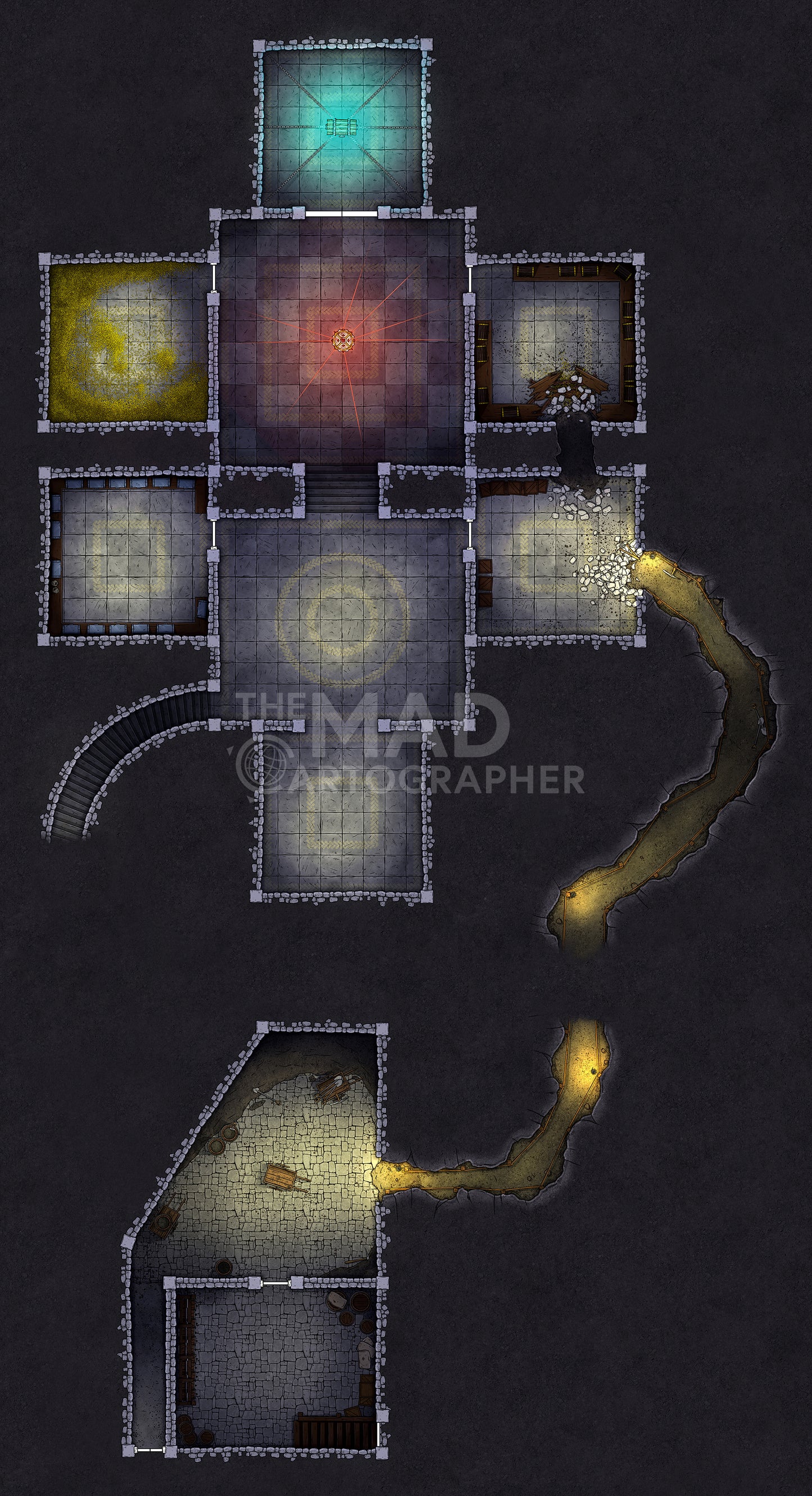 Classic Dungeons 2 - Map Image Pack