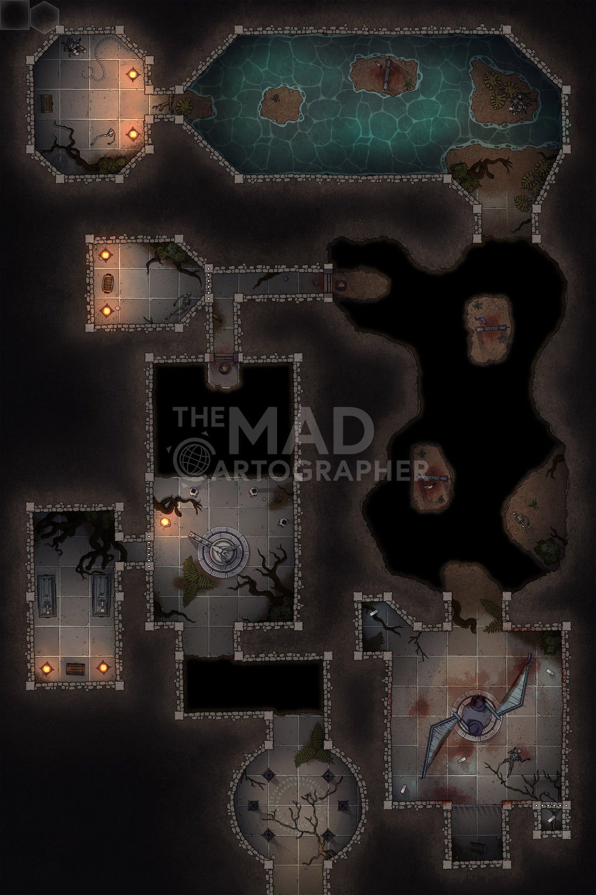Dungeon Delve 2 - Map Image Pack