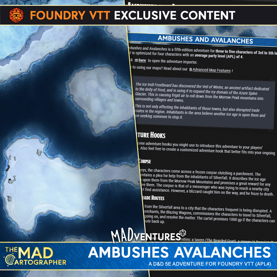 MADventure: Ambushes & Avalanches (APL4)