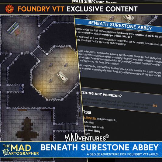 MADventure: Beneath Surestone Abbey (APL3)