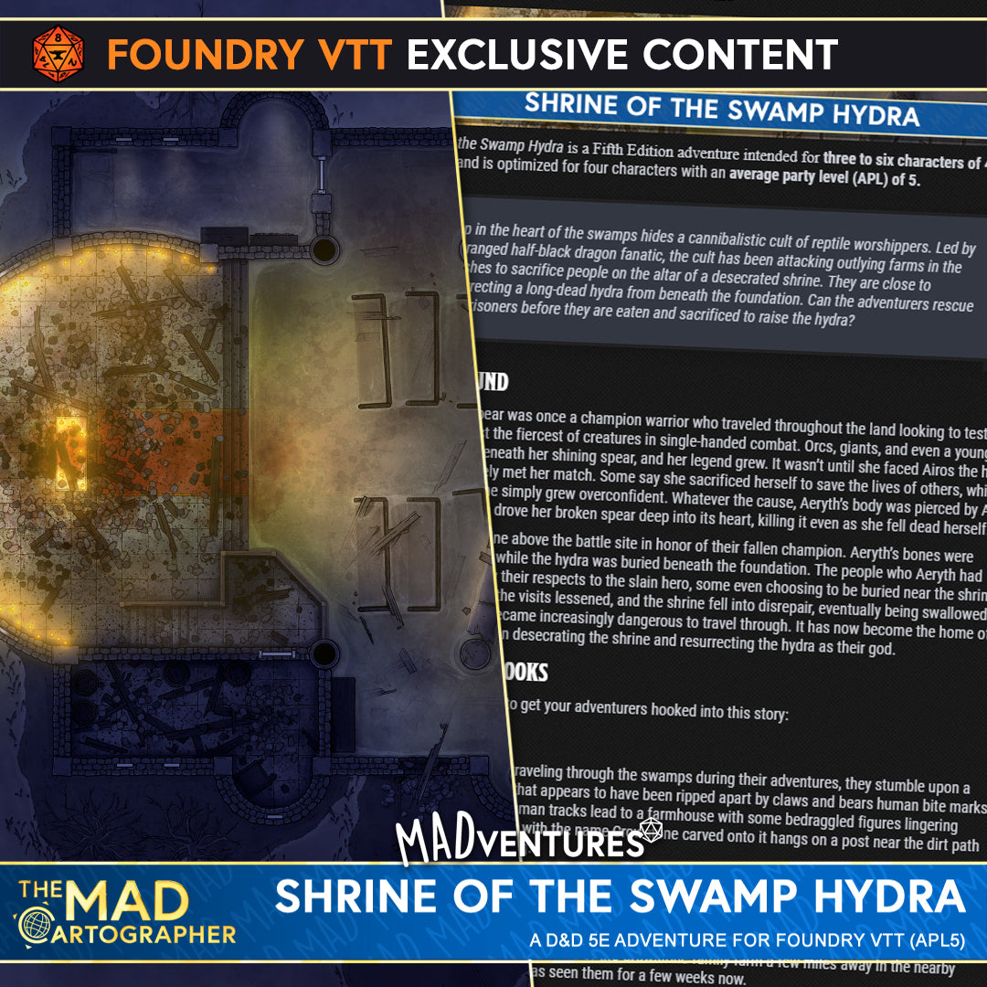 MADventure: Shrine of the Swamp Hydra (APL5)