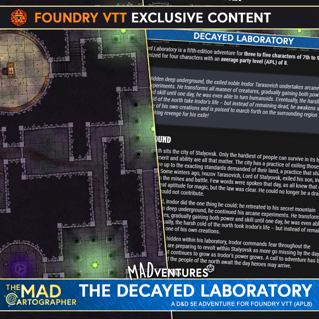 MADventure: The Decayed Laboratory (APL 8)