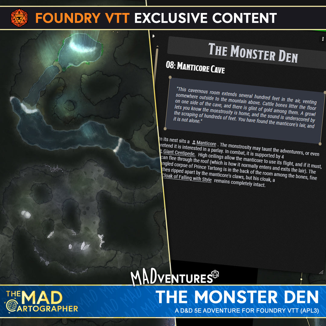MADventure: The Monster Den (APL3-4)