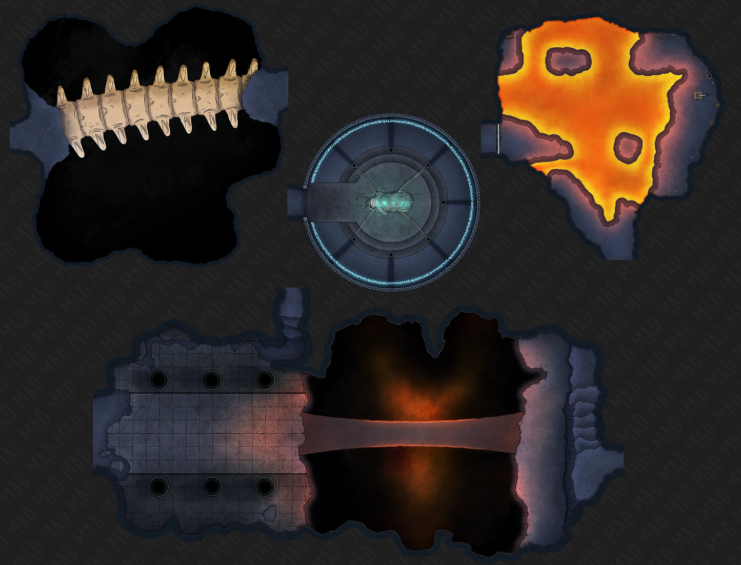 Modular Caverns - Map Image Pack