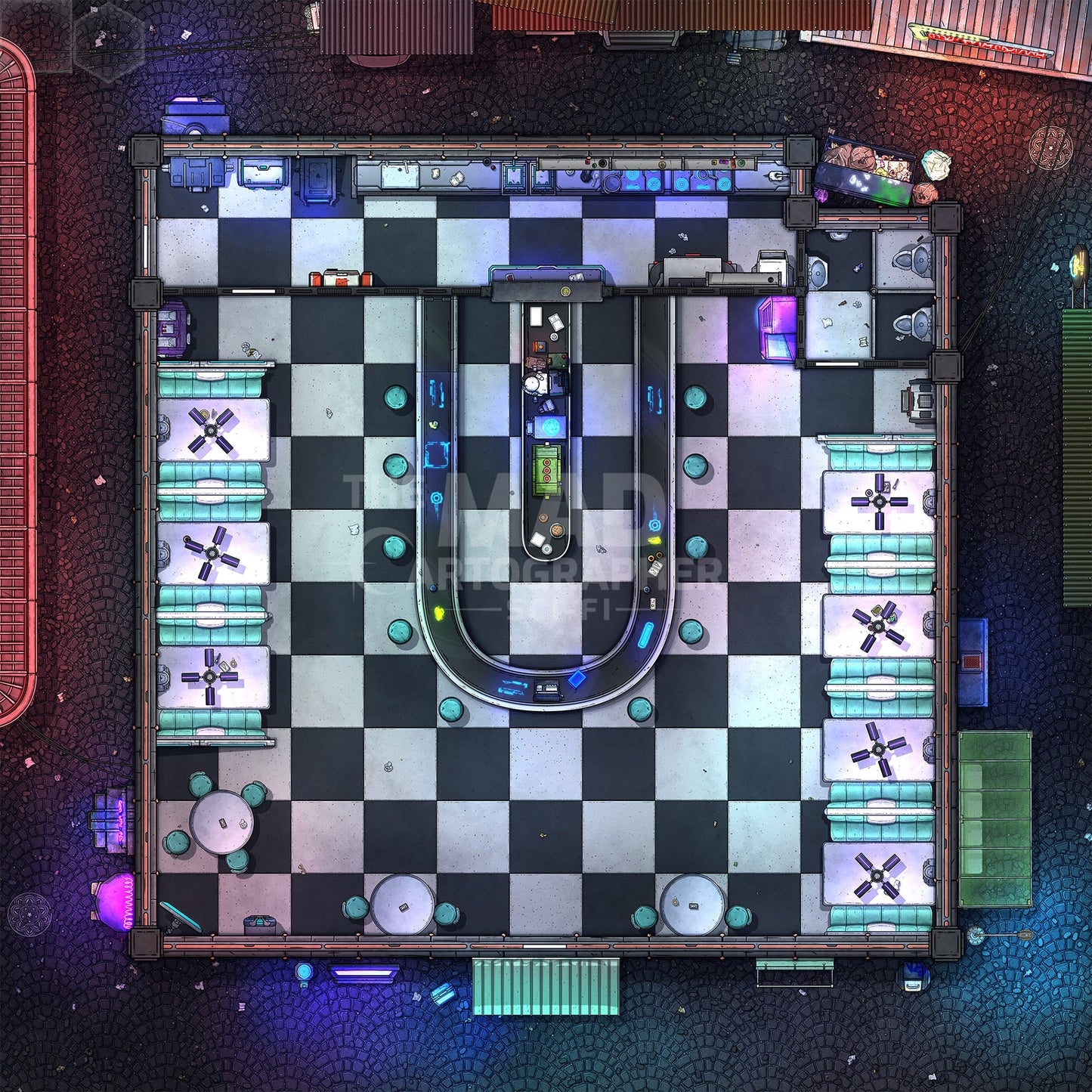 Cyber City Map Image Pack