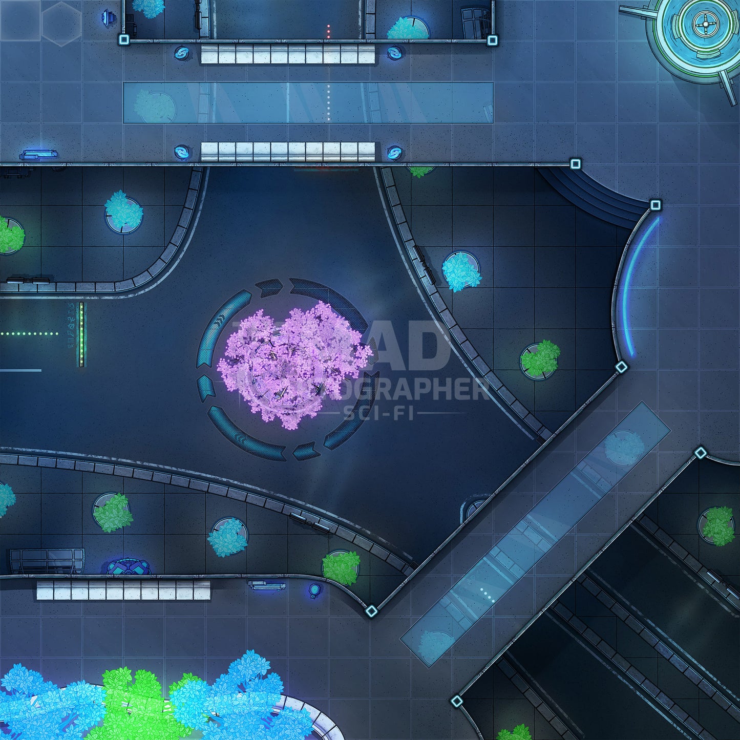 Sci-Fi City Map Image Pack