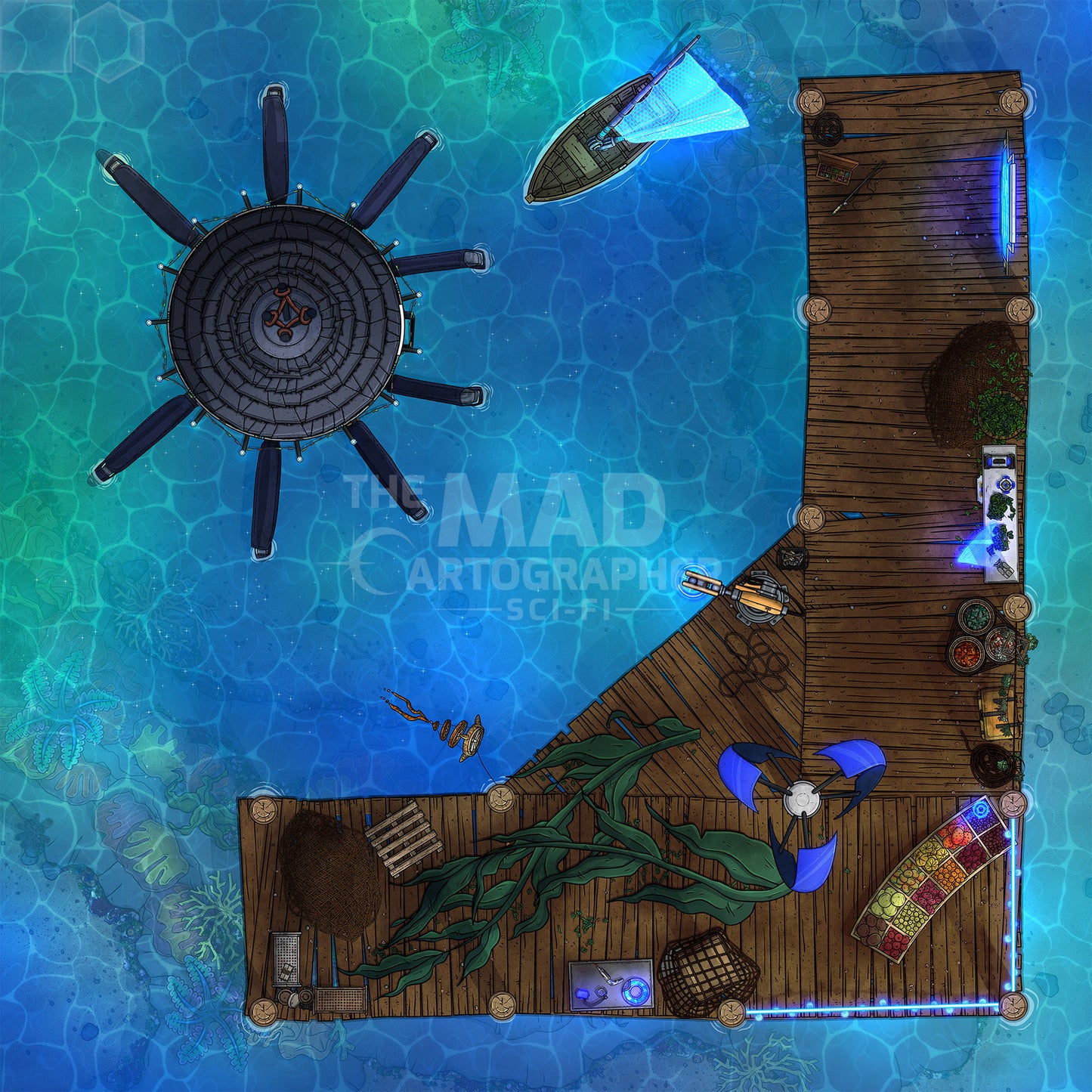 Solarpunk Map Image Pack