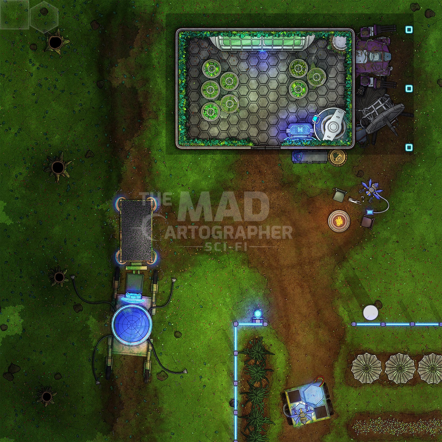 Solarpunk Map Image Pack