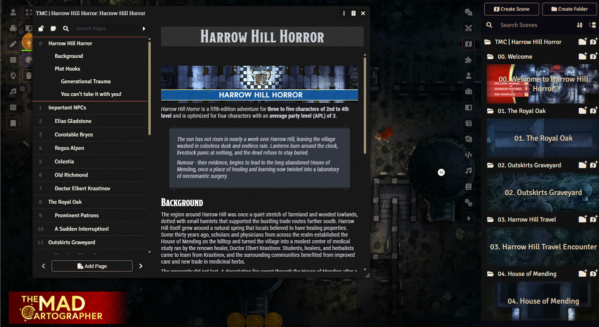 MADventure: Harrow Hill Horror (APL3)