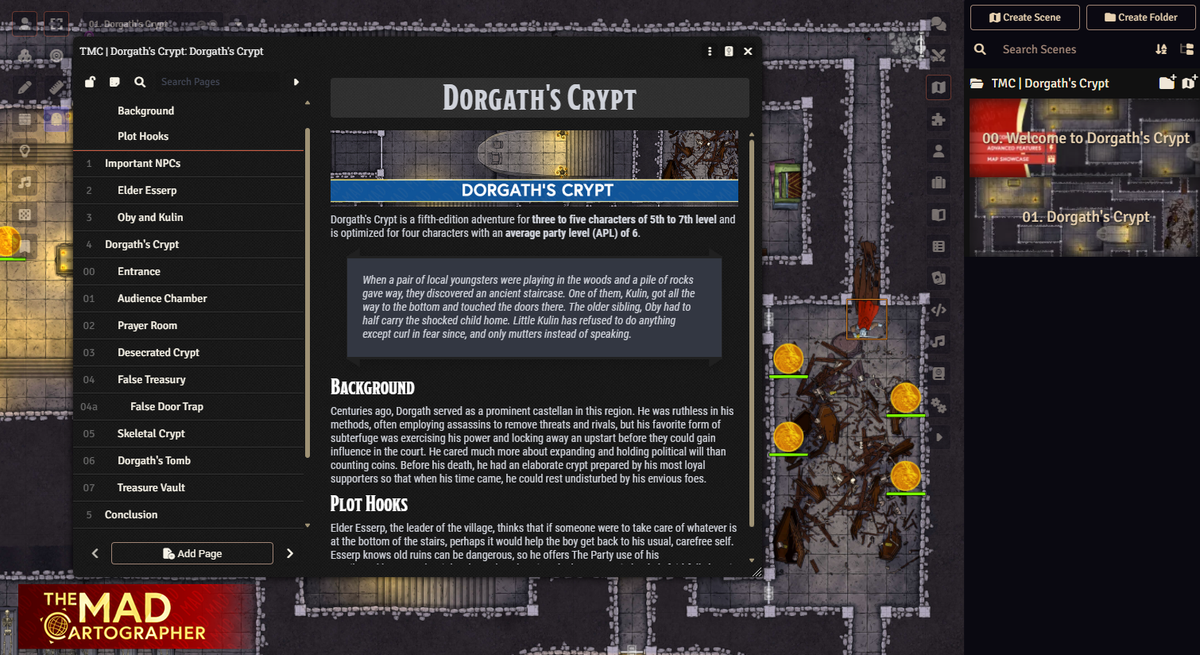MADventure: Dorgath's Crypt (APL6)
