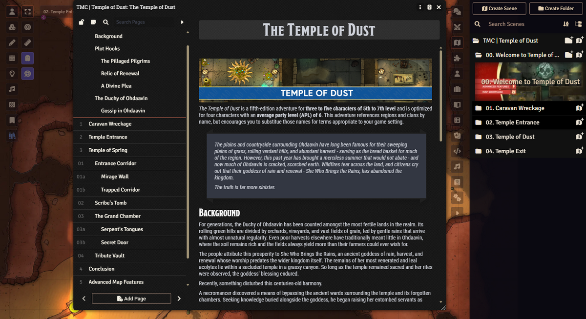 MADventure: Temple of Dust (APL6)