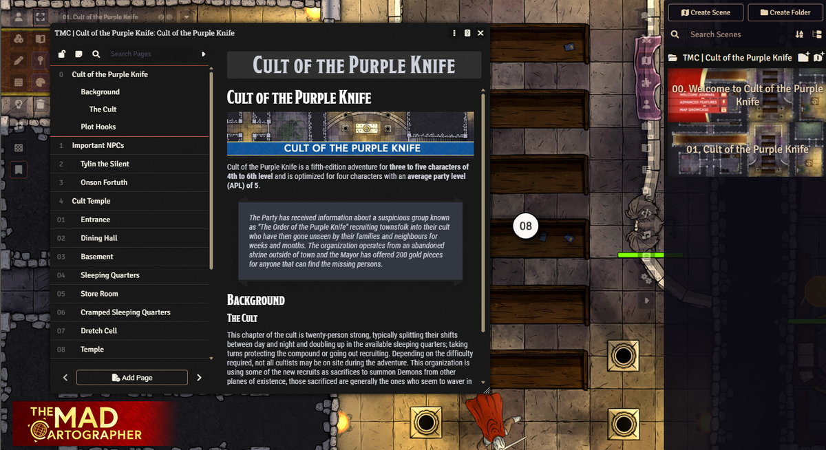 MADventure: Cult of the Purple Knife (APL5)