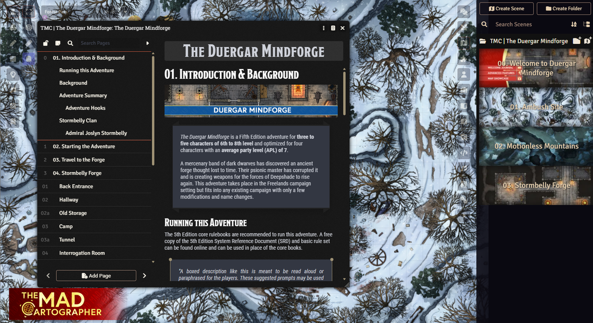MADventure: The Duergar Mindforge (APL7)