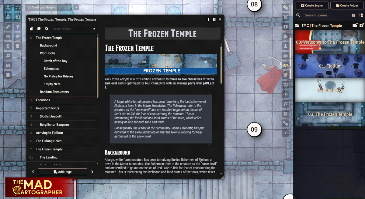 MADventure: The Frozen Temple (APL1)