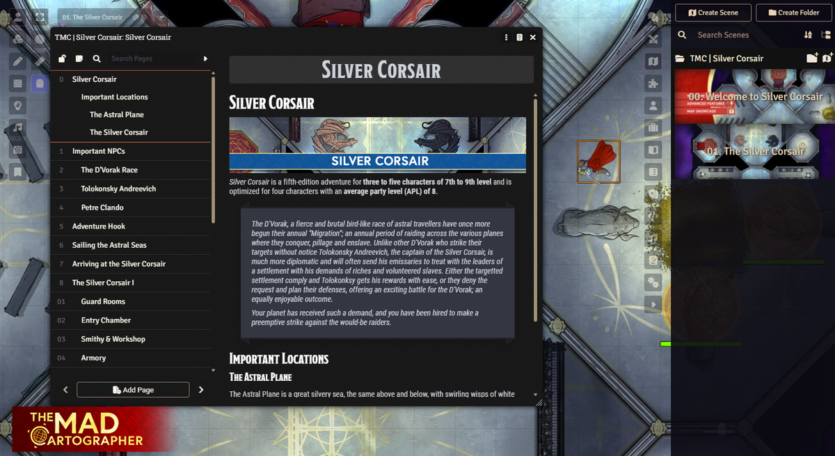 MADventure: The Silver Corsair (APL8)