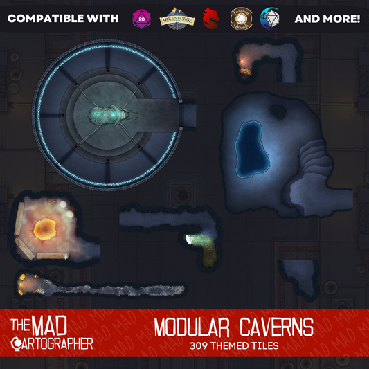 Modular Caverns - Map Image Pack