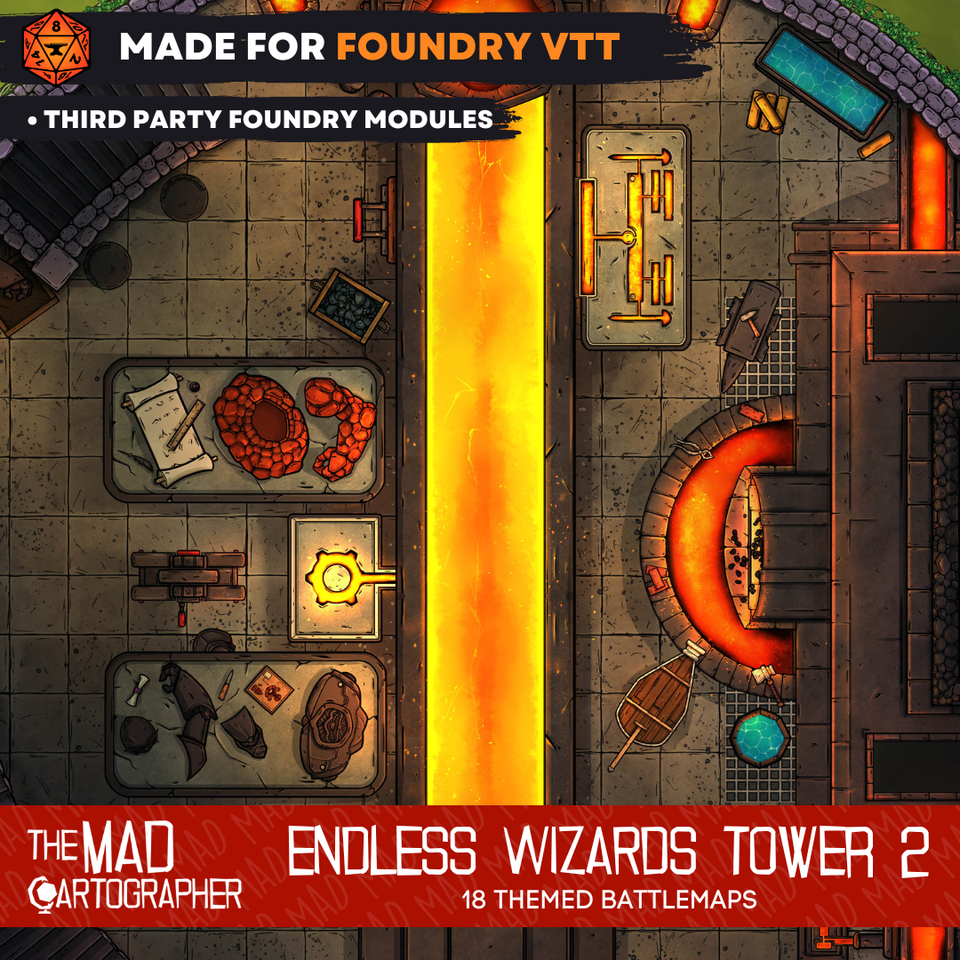 Endless Wizard's Tower 2 - Foundry Module License