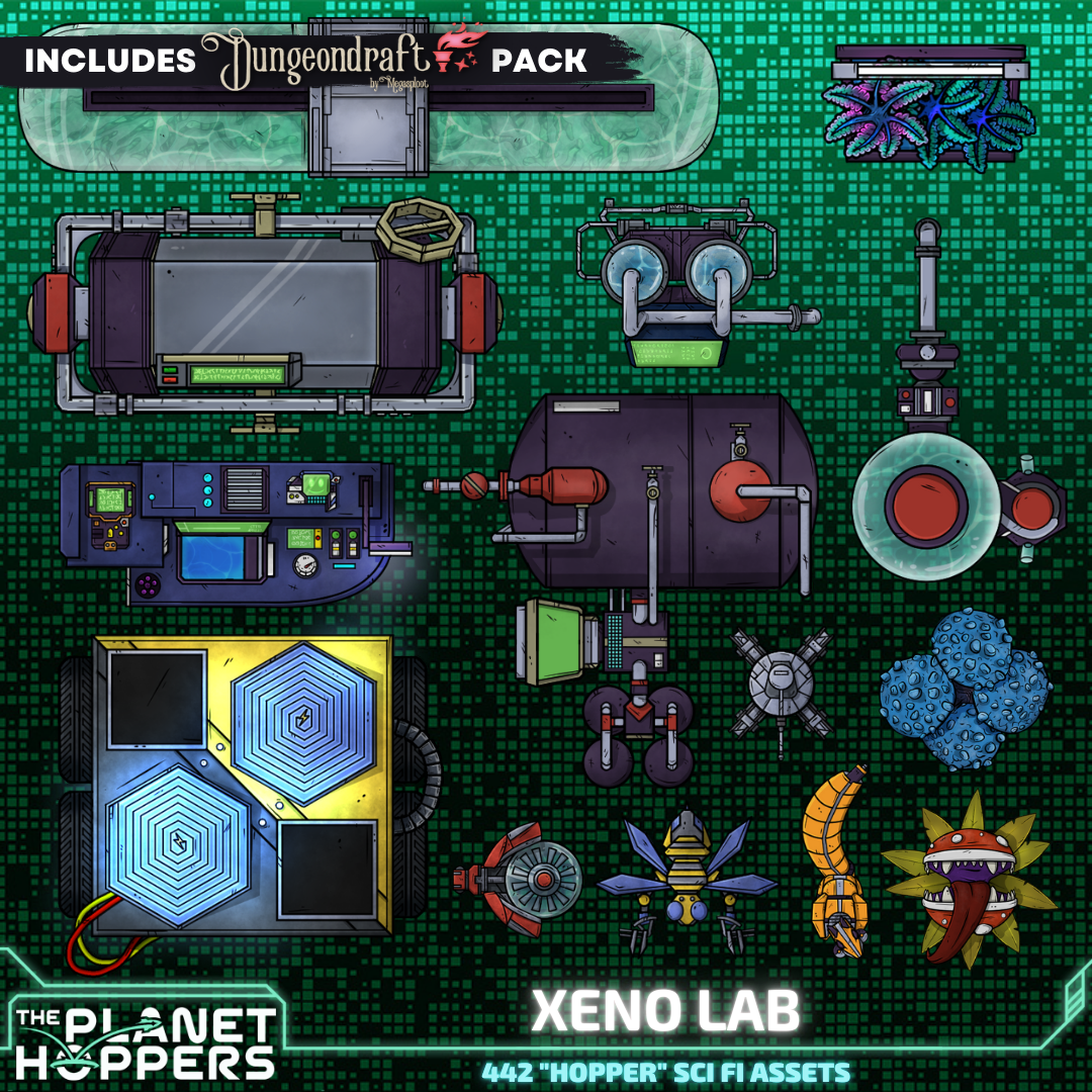 Xeno Lab Asset Pack – The MAD Network