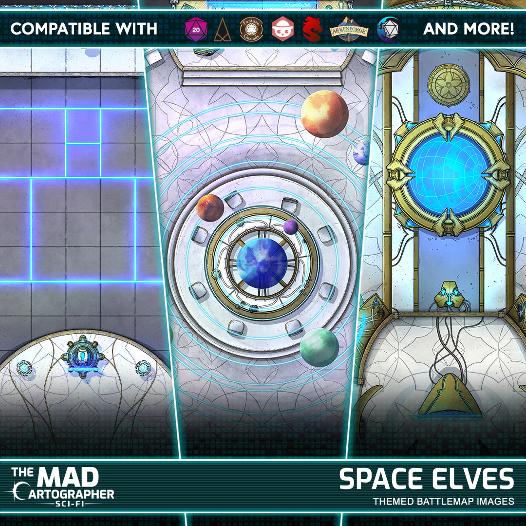 Space Elves Map Image Pack