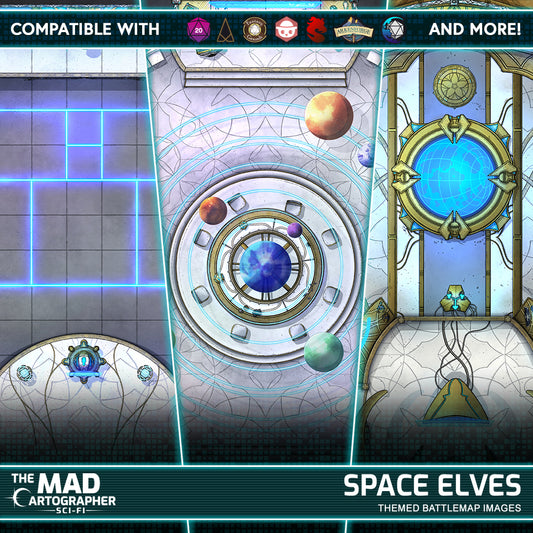 Space Elves Map Image Pack