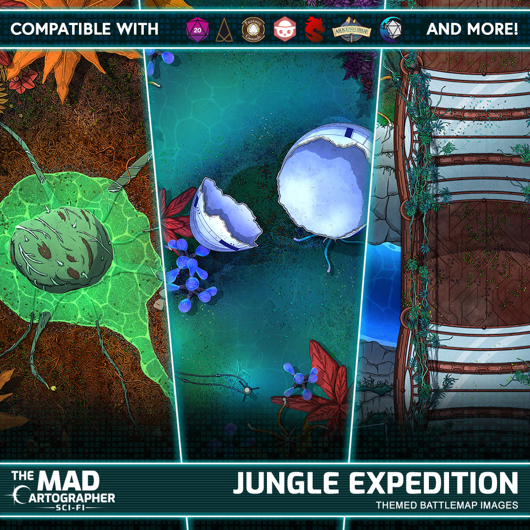 Jungle Expedition Map Image Pack