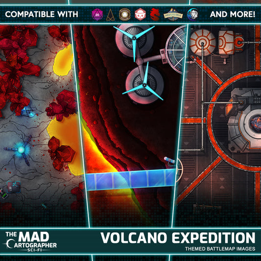Volcano Expedition Map Image Pack