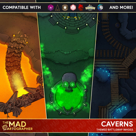 Caverns - Map Image Pack