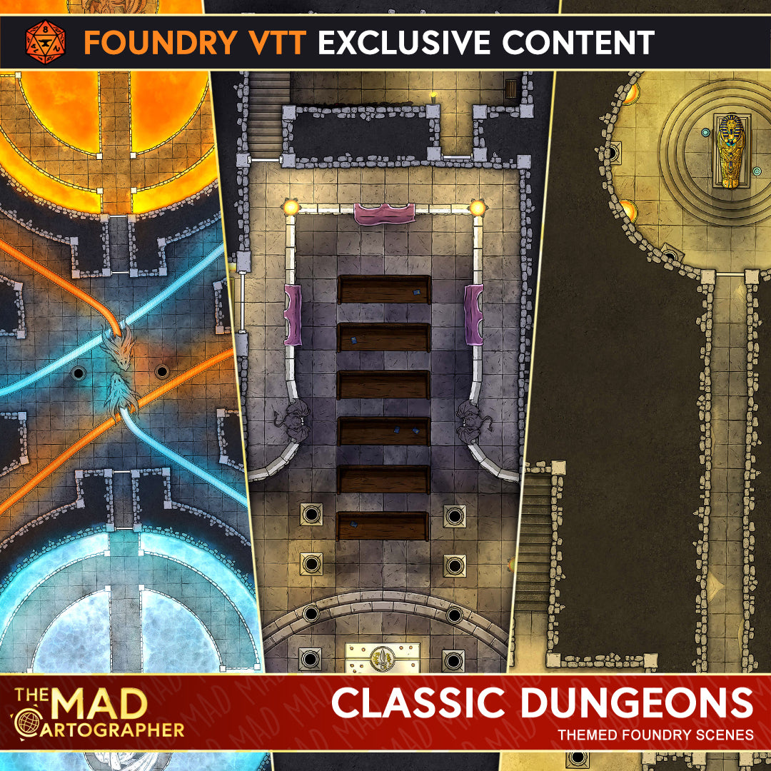 Classic Dungeons - Foundry Module License