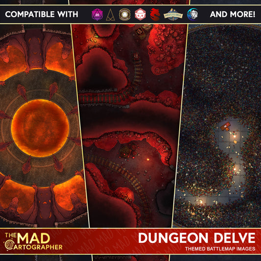 Dungeon Delve - Map Image Pack