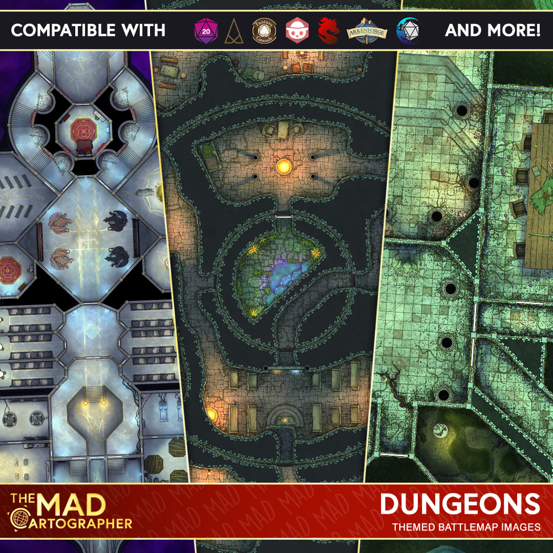 Dungeons - Map Image Pack