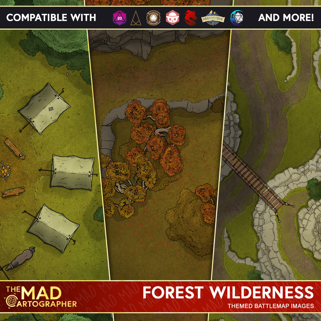 Forest Wilderness - Map Image Pack