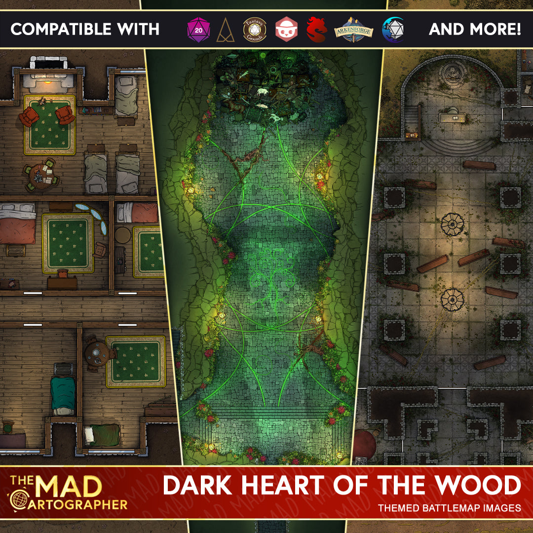 Dark Heart of the Wood - Map Image Pack