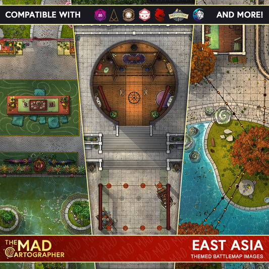East Asia - Map Image Pack