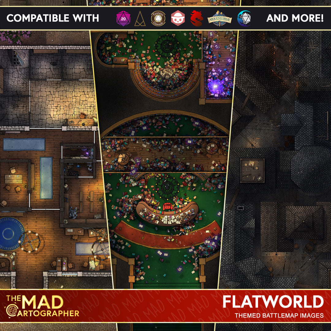 Flatworld - Map Image Pack